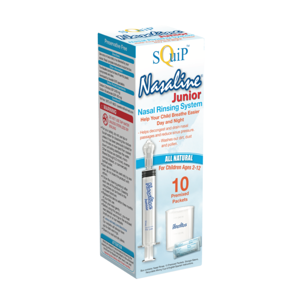 Nasaline® Junior Nasal Rinsing System with 10 Premixed Saline Packets