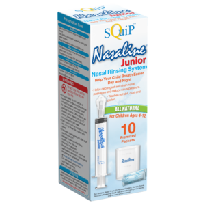 Nasaline® Junior Nasal Rinsing System with 10 Premixed Saline Packets