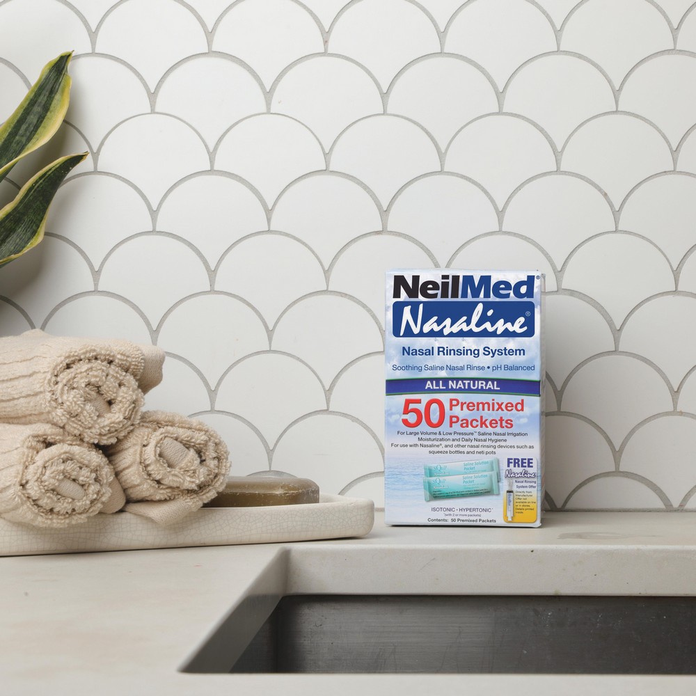 Nasaline® Salt - Box of 50 Premixed Saline Packets - Image 7