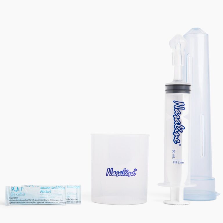 Nasaline® Nasal Rinsing System with 10 Premixed Saline Packets - SQuiP ...