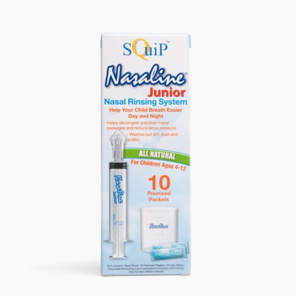 Nasaline Junior Nasal Rinsing System With 10 Premixed Saline Packets nasaline-junior-nasal-rinsing-system-with-10-premixed-saline-packets