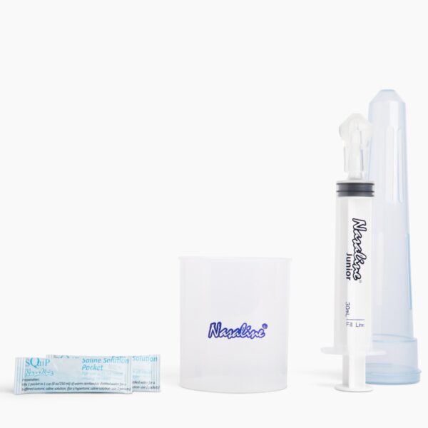Nasaline® Junior Nasal Rinsing System with 10 Premixed Saline Packets - Image 2