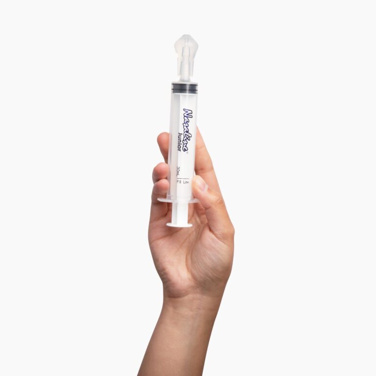 Nasaline® Junior Nasal Rinsing System with 10 Premixed Saline Packets ...