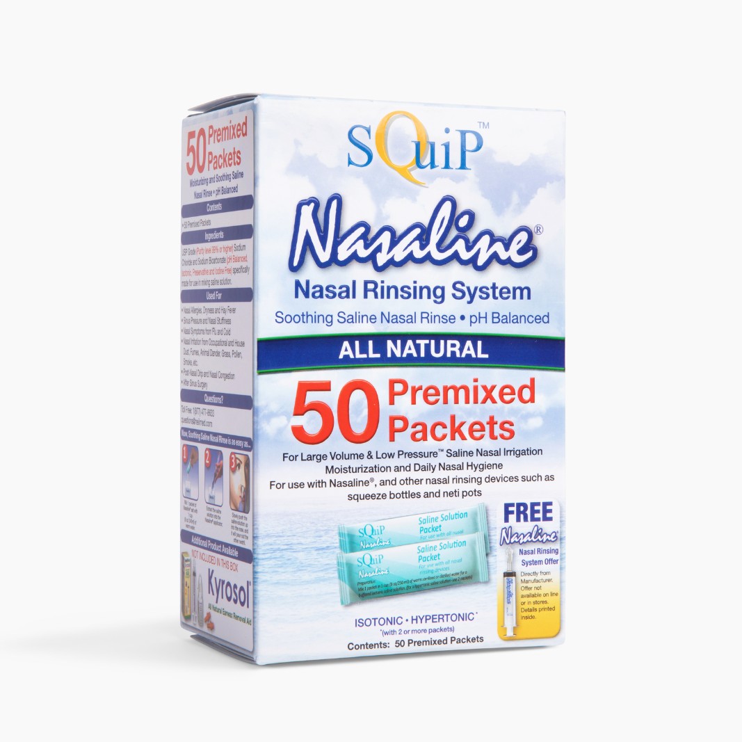 Sinus Rinse Kit with 50 Solution Packets