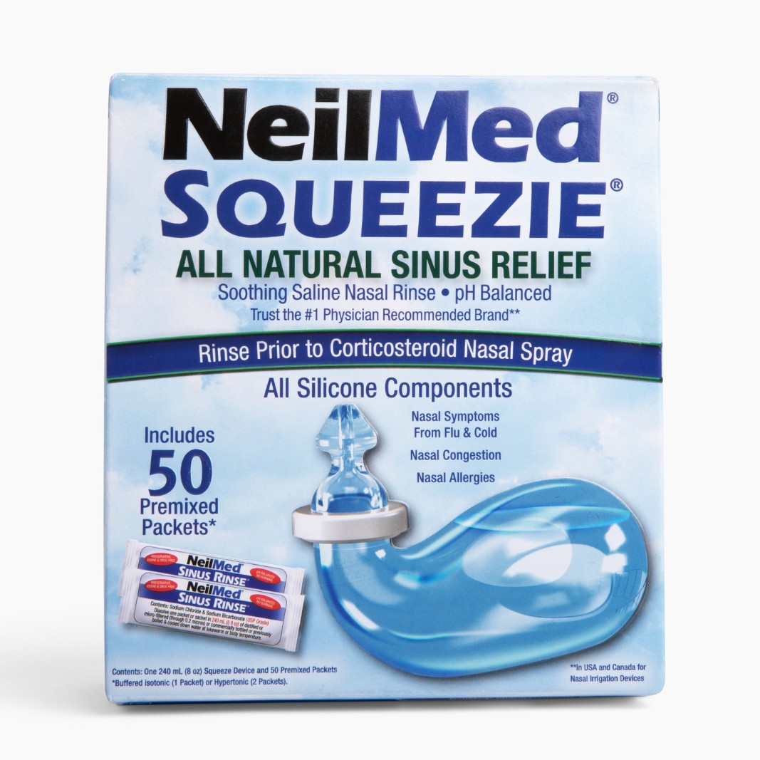 NeilMed Sinus Rinse All Natural Soothing Saline Nasal Rinse