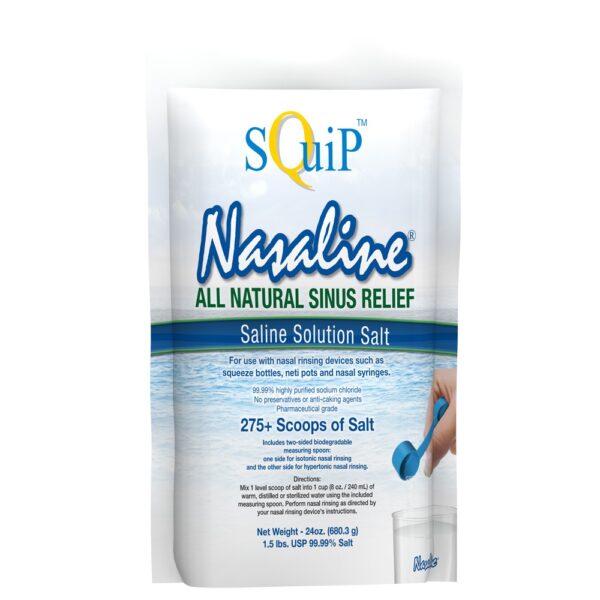 Nasaline® Saline Solution Salt - 24 Ounce Pouch with Scoop