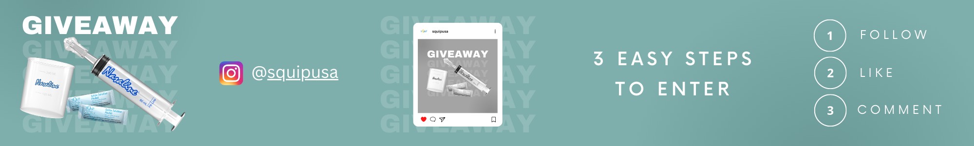 Nasaline Giveaway Banner Nasaline Giveaway Banner