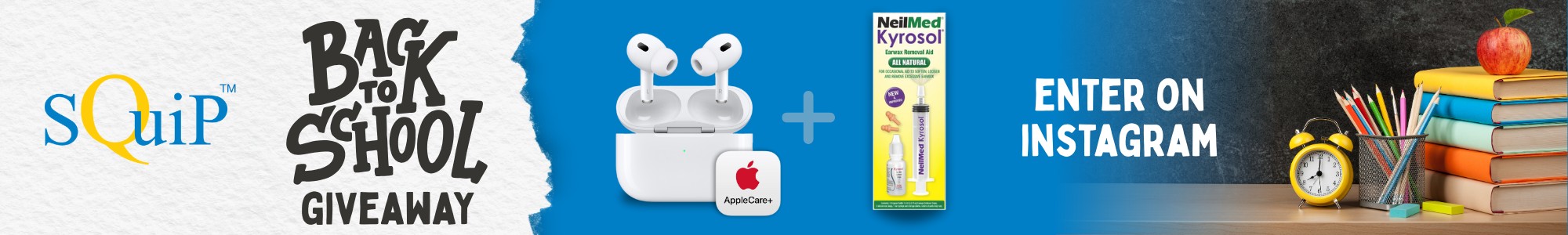 Squip Back to School Giveaway - 2025 - Web Banner